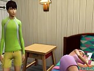 step Son Fucks Mom After He Came Home From Jogging 10 min
