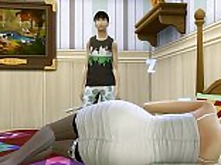 Japanese step Son Fucks Japanese Mom After After Sharing The Same Bed 11 min